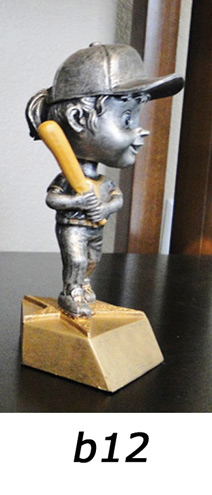 Baseball Bobblehead Trophy – b12