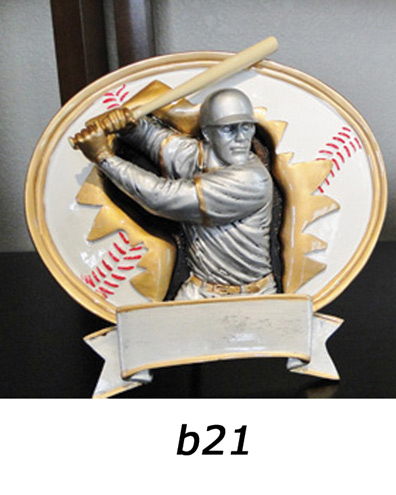 Baseball Punch LG Plaque – b21