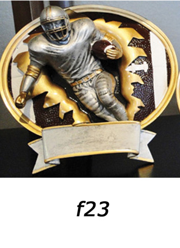 Football Trophy Plaque – f23