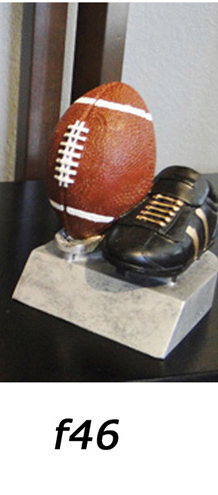 Football Ball & Cleat Trophy – f46