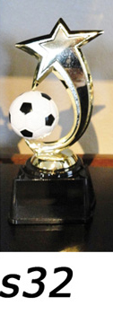 Soccer Ball Star Trophy – s32