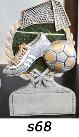 Soccer Cleat Wreath Trophy – s68