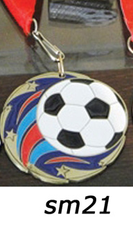 Soccer Ball Burst Medal – sm21