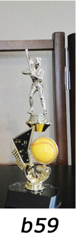 Softball Action Trophy – b59