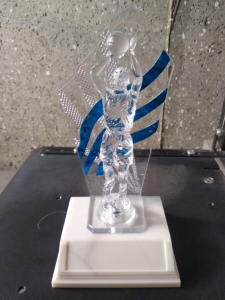 Basketball Clear Player Trophy – bb86