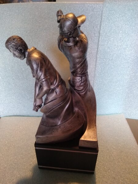 Two Golfer Action Statue Trophy – g9