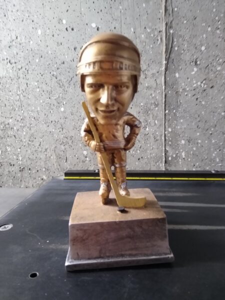 Hockey Gold Bobblehead Trophy