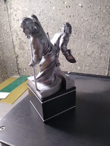 Two Hockey Player Trophy