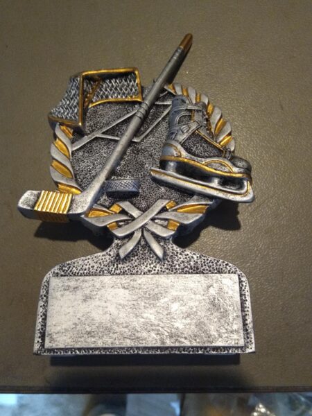 Hockey Skate Stick Trophy