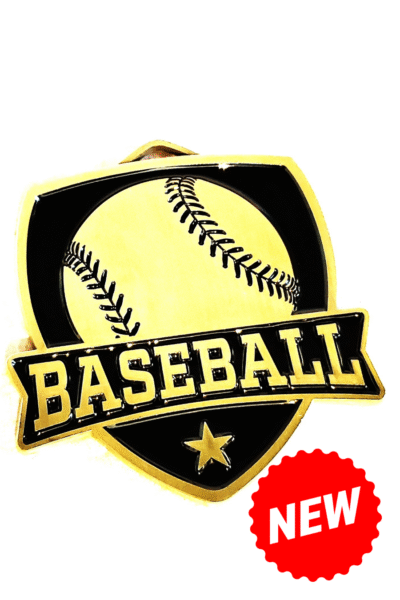 Baseball Ball Shield Medal – bm103