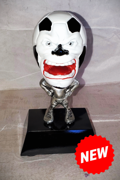 Soccer Game Face Trophy – s100