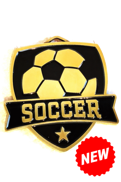 Soccer Ball Shield Medal – sm103