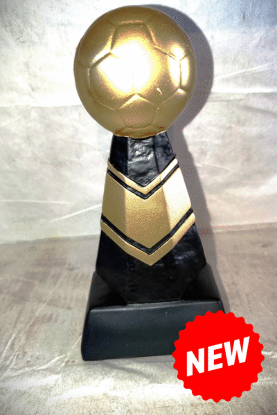 Soccer Ball Gold Obelisk Trophy – s103